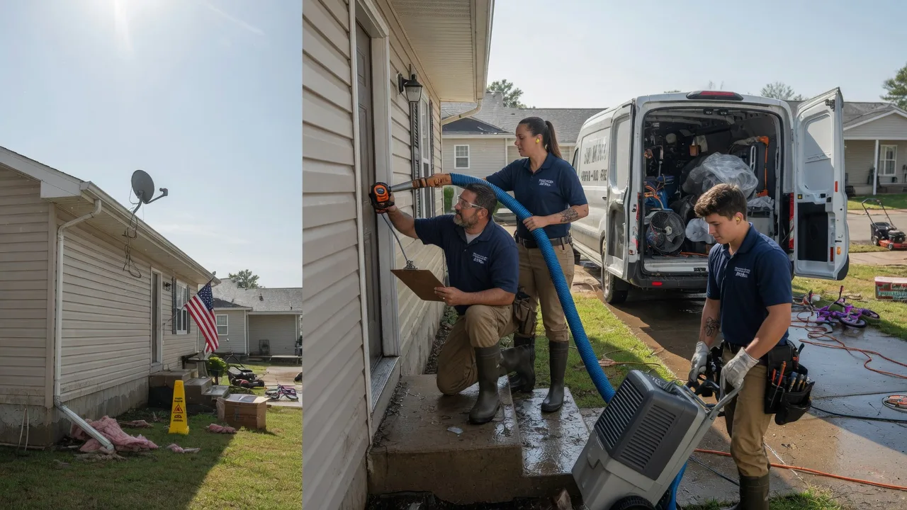 Ceiling Water Damage Restoration in Fillmore, MO near me